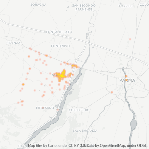 Dami ng Negosyo sa Postal Code 43015 - Parma, Emilia-Romagna