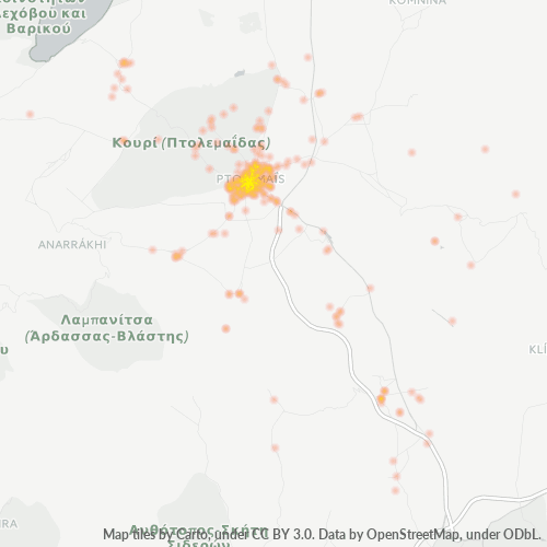 Dami ng Negosyo sa Postal Code 502 00 - Ptolemaḯda, West Macedonia