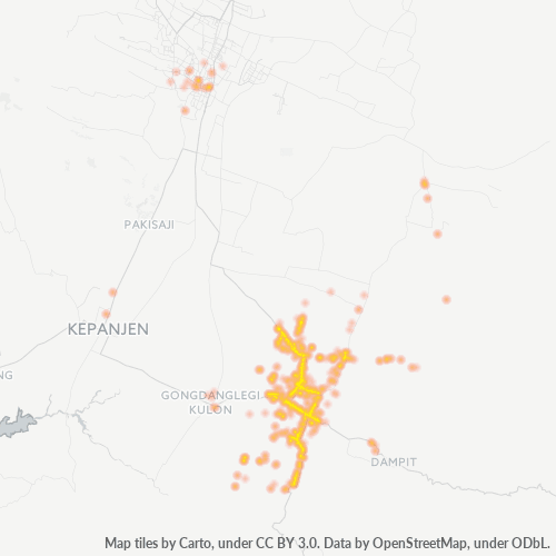 Dami ng Negosyo sa Postal Code 65175 - Malang, Silangang Java