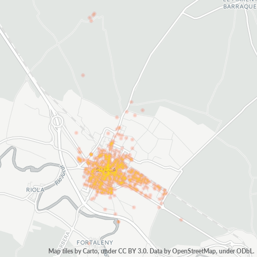 Bedrijfsconcentratie in Postcode 46410 - Spanje