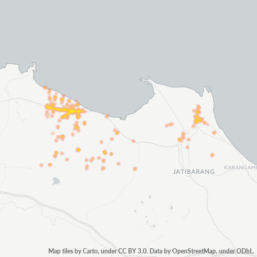 Dami ng Negosyo sa Postal Code 45257 - Indramayu, Kanlurang Java