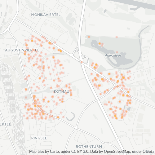 Business Concentration in Postal Code 85053 - Ingolstadt, Bavaria