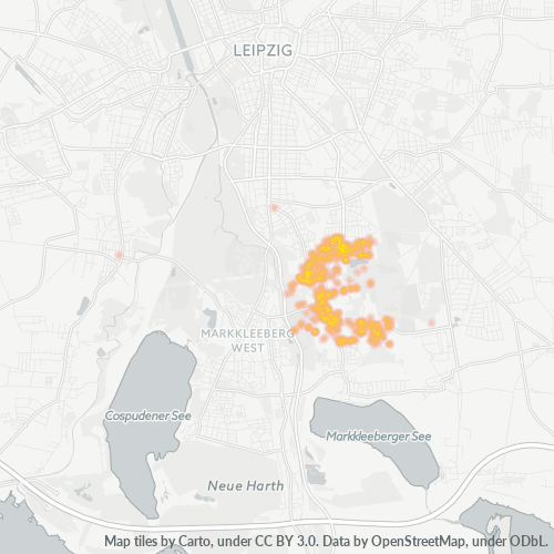 Bedrijfsconcentratie in Postcode 04279 - Leipzig, Saksen (deelstaat)