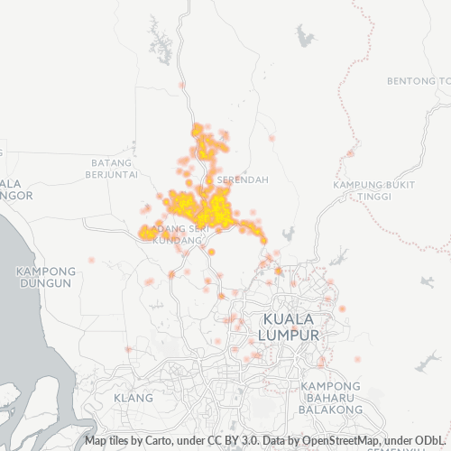 Dami ng Negosyo sa Postal Code 48000 - Rawang, Selangor