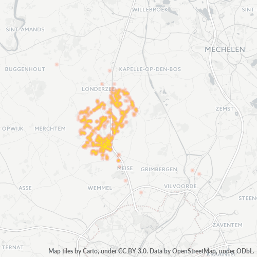 Dami ng Negosyo sa Postal Code 1861 - Wolvertem, Flandes