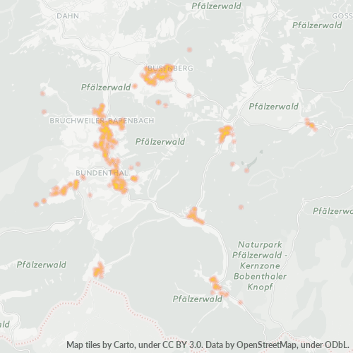 Dami ng Negosyo sa Postal Code 76891 - Busenberg, Rheinland-Pfalz