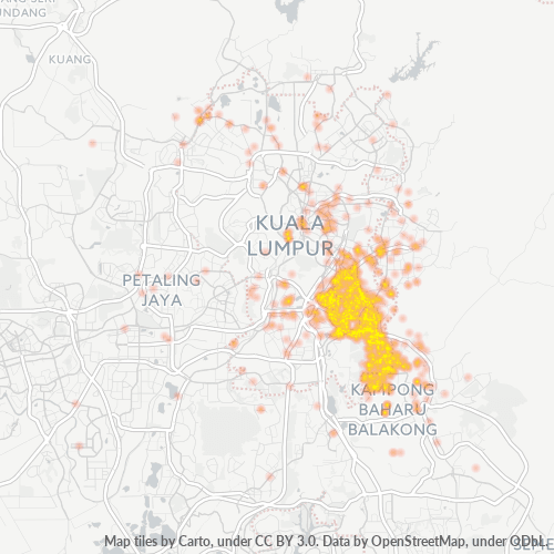 Dami ng Negosyo sa Postal Code 56000 - Cheras