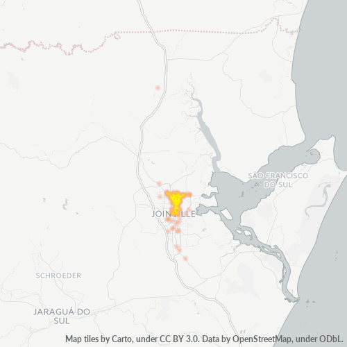 Dami ng Negosyo sa Postal Code 89221-000 - Joinville, Santa Catarina