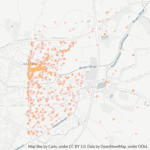 Dami ng Negosyo sa Postal Code 7121 - Aalten, Provincie Gelderland