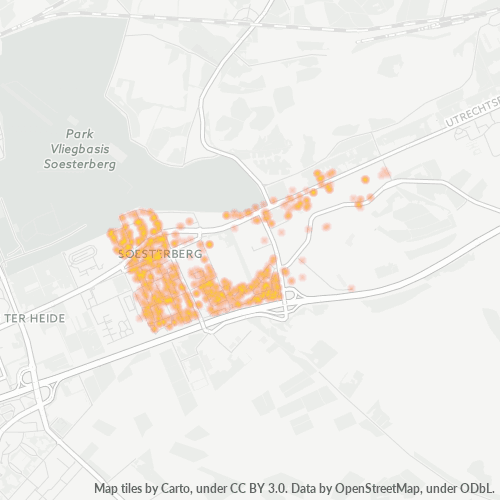 Dami ng Negosyo sa Postal Code 3769 - Soesterberg, Provincie Utrecht