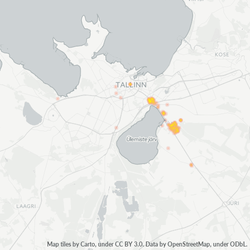 Dami ng Negosyo sa Postal Code 10112 - Sitsi, Harjumaa