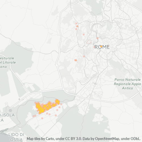 Dami ng Negosyo sa Postal Code 00126 - Roma, Lazio