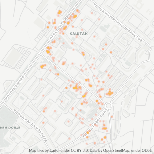 Dami ng Negosyo sa Postal Code 634057 - Tomsk, Tomsk Oblast