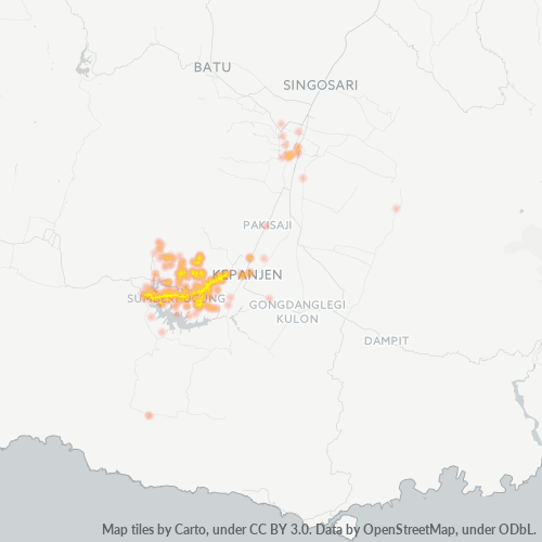 Dami ng Negosyo sa Postal Code 65165 - Malang, Silangang Java