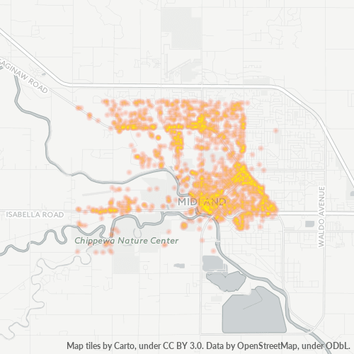 Mkusanyiko wa Biashara katika Posta 48640 - Midland, Michigan