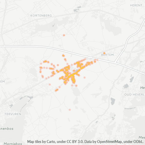 Bedrijfsconcentratie in Postcode 3061 - Bertem, Vlaanderen