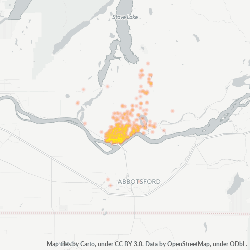 Dami ng Negosyo sa Postal Code V2V - Mission, British Columbia