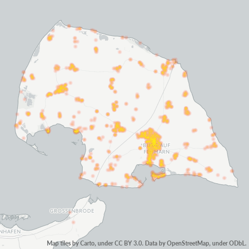 Business Concentration in Postal Code 23769 - Fehmarn, Schleswig-Holstein