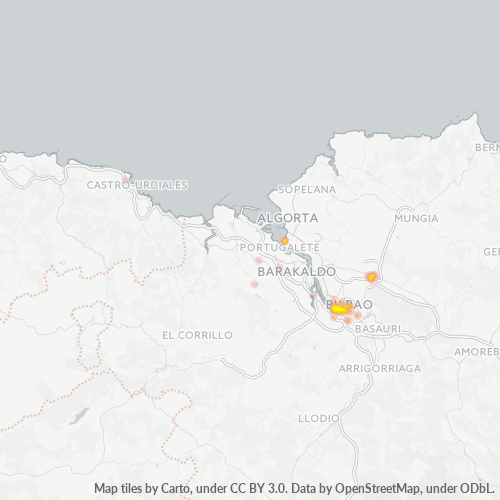 Dami ng Negosyo sa Postal Code 48010 - Bilbao, Bayang Basko