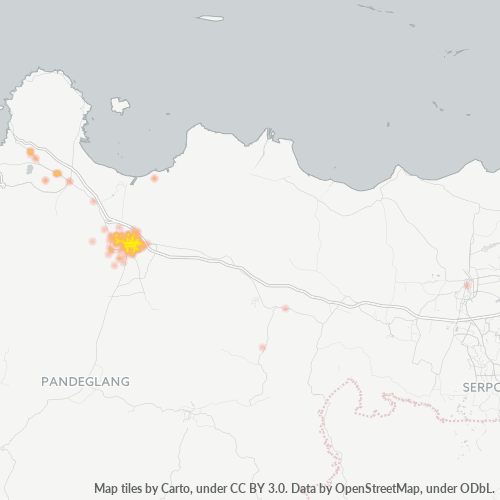 Dami ng Negosyo sa Postal Code 42118 - Serang, Banten
