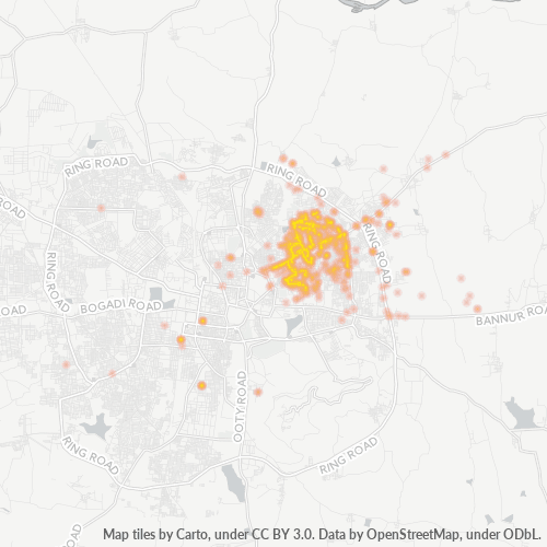 Dami ng Negosyo sa Postal Code 570019 - Mysore, State of Karnātaka
