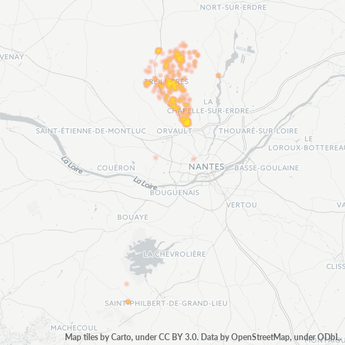 Dami ng Negosyo sa Postal Code 44119 - Treillières, Pays de la Loire