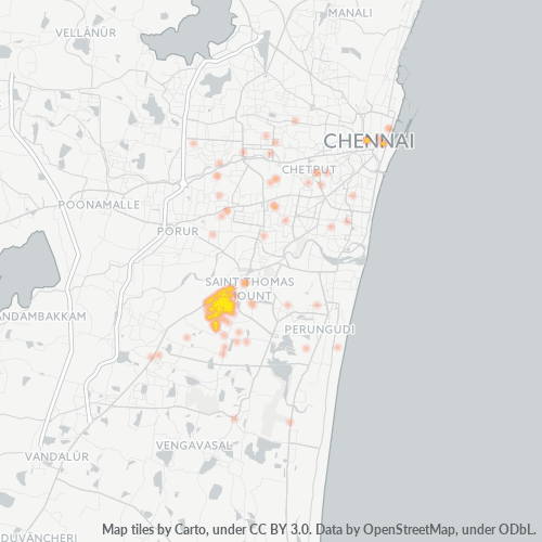 Dami ng Negosyo sa Postal Code 600114 - Chennai, State of Tamil Nādu