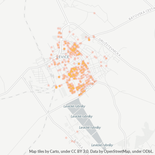 Dami ng Negosyo sa Postal Code 934 05 - Levice, Nitriansky kraj
