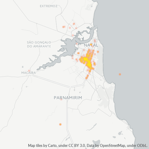 Dami ng Negosyo sa Postal Code 59064-000 - Natal, Rio Grande do Norte