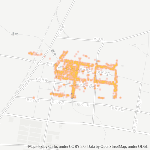 Business Concentration in Postal Code 072550 - Baoding, Hebei