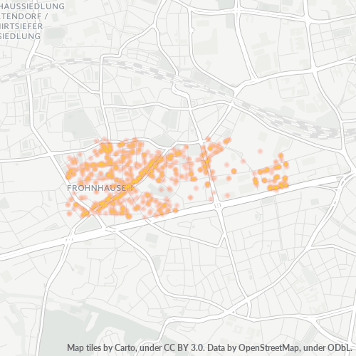 Konsentrasi Perniagaan di Poskod 45145 - Essen, North Rhine-Westphalia