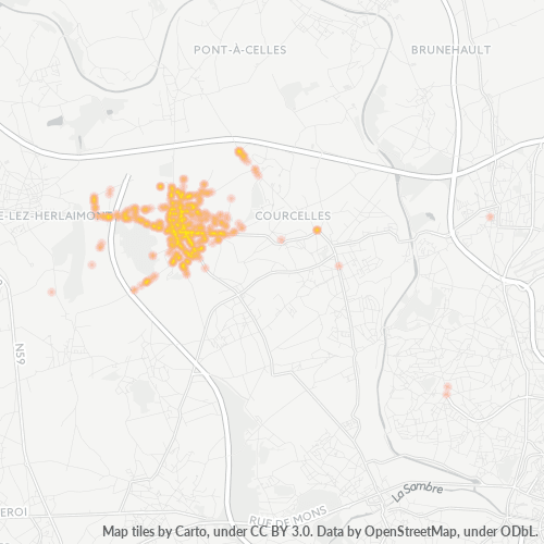 Dami ng Negosyo sa Postal Code 6183 - Courcelles, Valonia