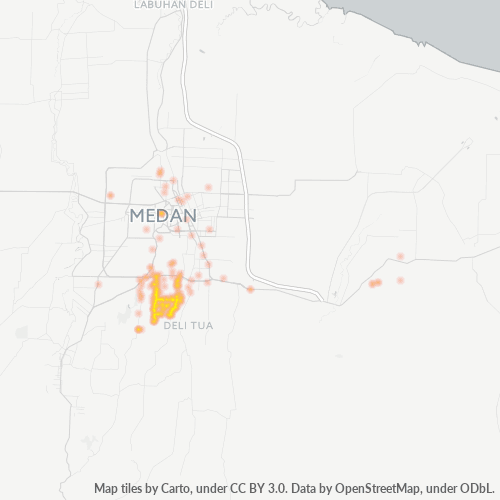 Dami ng Negosyo sa Postal Code 20144 - Medan, Sumatera Utara