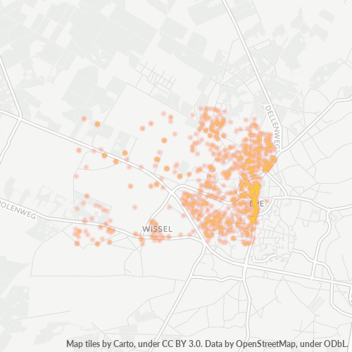 Dami ng Negosyo sa Postal Code 8162 - Epe, Provincie Gelderland