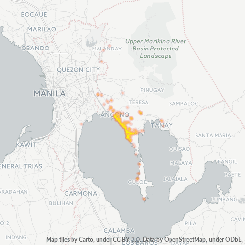 Business Concentration in Zip Code 1940 - Binangonan, Calabarzon