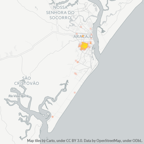 Dami ng Negosyo sa Postal Code 49045-000 - Aracaju, Sergipe