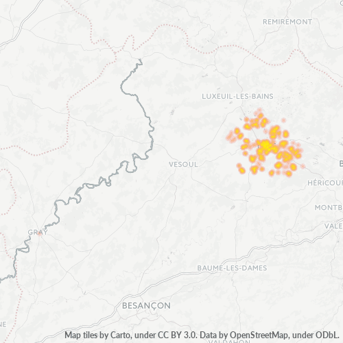 Dami ng Negosyo sa Postal Code 70200 - Le Val-de-Gouhenans, Franche-Comté