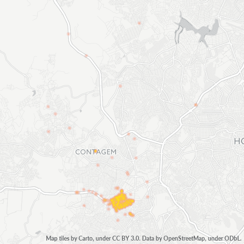 Dami ng Negosyo sa Postal Code 32223-000 - Contagem, Minas Gerais