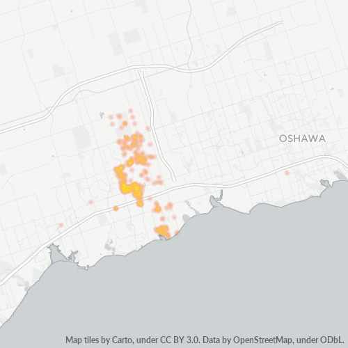 Dami ng Negosyo sa Postal Code L1Z - Ajax, Ontario