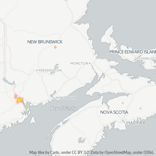 Dami ng Negosyo sa Postal Code E3L - Canada