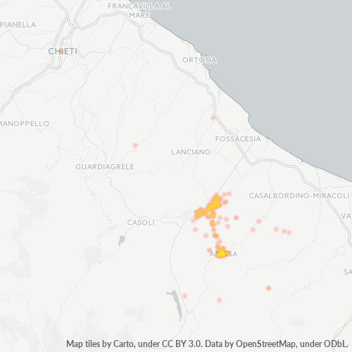 Dami ng Negosyo sa Postal Code 66041 - Chieti, Abruzzo