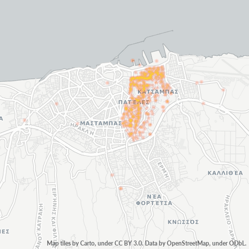 Dami ng Negosyo sa Postal Code 713 07 - Creta
