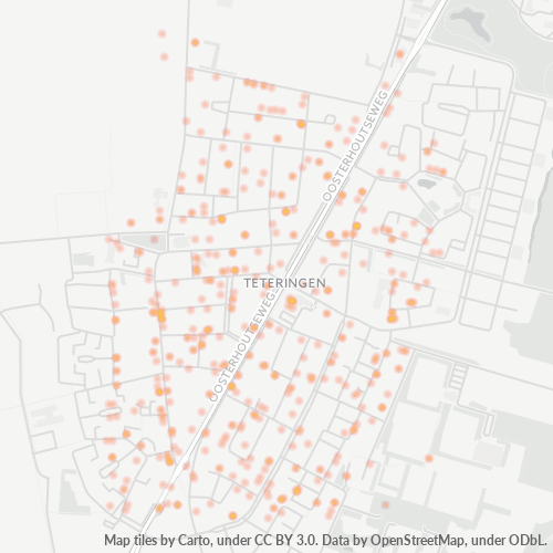 Dami ng Negosyo sa Postal Code 4847 - Teteringen, Provincie Noord-Brabant