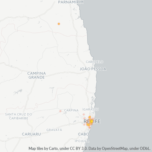 Dami ng Negosyo sa Postal Code 50010-000 - Recife, Pernambuco