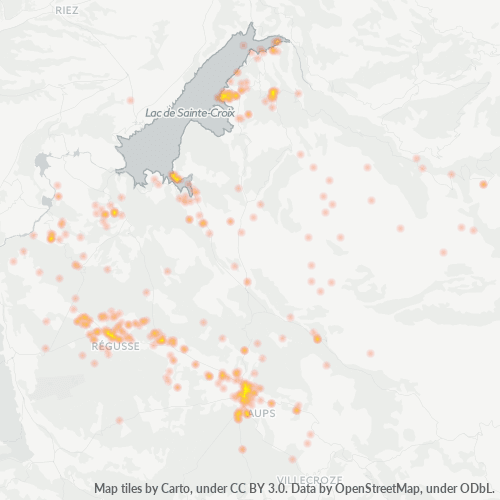 Dami ng Negosyo sa Postal Code 83630 - Vérignon, Provence-Alpes-Côte d'Azur