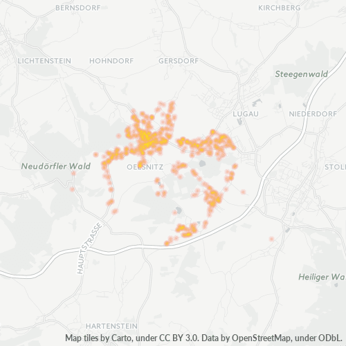 Business Concentration in Postal Code 09376 - Saxony