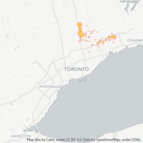 Bedriftskonsentrasjon i Postnummer L0H - Pickering, Ontario
