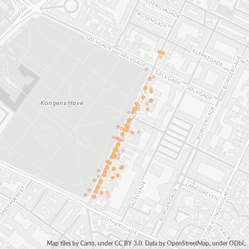 Dami ng Negosyo sa Postal Code 1306 - Copenhague, Region Hovedstaden
