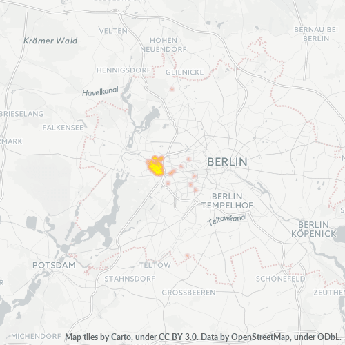Konsentrasi Bisnis di Kode Pos 14050 - Berlin