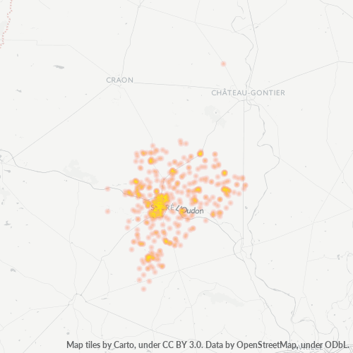 Dami ng Negosyo sa Postal Code 49500 - Segré, Pays de la Loire